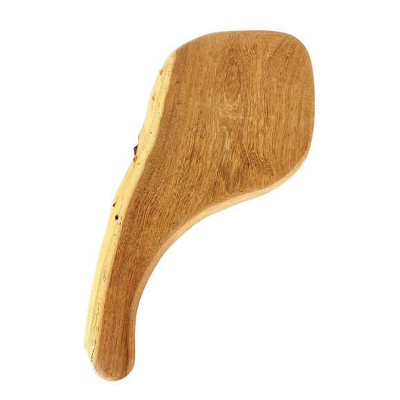 Vintage Primitive Live Edge Wood Hand Carved Rustic Meat Bread Cutting Board 17" - Picture 5 of 12